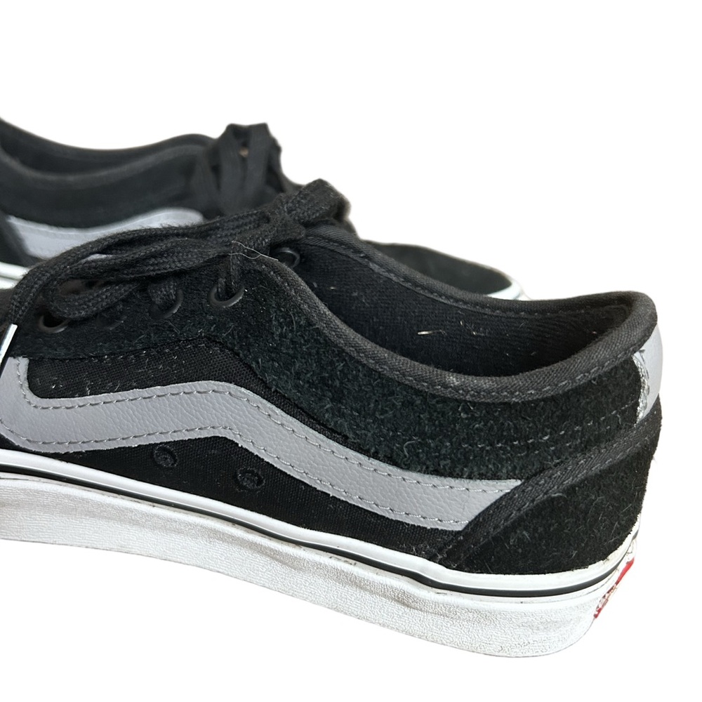 Vans Pro Old Skool Classic Black and White Low-Tops *with Popcush* Skater Shoes - Picture 10 of 12